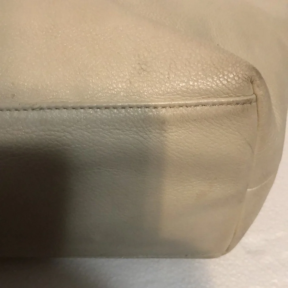 Coach  light Cream and Gray Tote Bag - Picture 8 of 10